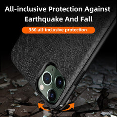 Business Crocodile Texture leather Phone Case For iPhone 11Pro Max XR X XS MAX 8 7 6S Plus Magnetic Ultra Thin Anti-fall Cover