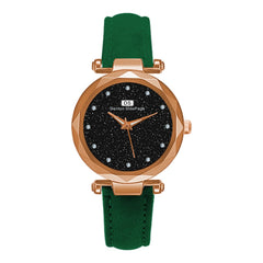 Luxury Women Watches Starry Sky Female Clock Quartz Wristwatch Fashion Ladies Wrist Watch Simple Leather Gift Relogio Feminino*5