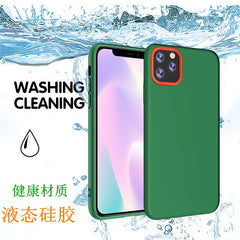 Luxury Liquid Silicone Phone Case For iPhone 11 Pro XS Max XR X 6 S 6S 7 8 Plus Candy Color Slim Cover For iphone 11Pro Max