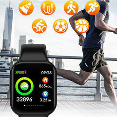 X16 Smart Watch Full Screen Touch Waterproof Smartwatch Bluetooth sport Fitness Tracker Women Clock Men watch For IOS Android