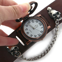 Relogio Masculino Men's Watch Personality Hollow Clamshell Creative Watch Men's Watch Fashion Men's Clock Erkek Kol Saati