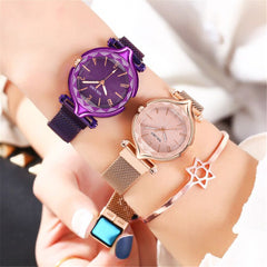 Women Watches Luxury Magnetic Strap Female Clock Quartz Wristwatch Fashion Ladies Wrist Watch Rose Gold Zegarki Damskie*M