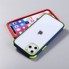Transparent Phone Case For iPhone 11 11 Pro Max XR X XS Max X 8 7 6 6S Plus Soft Silicone Bumper Frame Shockproof Back Cover