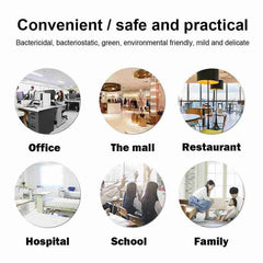 60ml Antibacterial Press Head Amino Acid Hand Sanitizer Gel Effective Disinfection Hand Cleaner Disposable Rinse Free Gel Travel