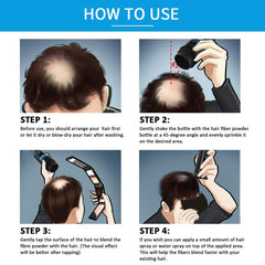 ALIVER Hair Fiber Applicator Hair Building Fiber Spray Pump Styling Color Powder Extension Thinning Thickening Hair Growth TSLM2