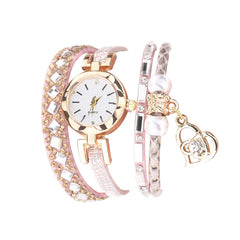 Women Watches Fashion Chimes Diamond Leather Bracelet Ladies Luxury Analog Quartz Wristwatch Simple Clock Gift Relogio Feminino