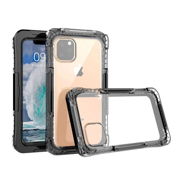 Waterproof Phone Case for iPhone 11 11Pro 11 Pro MAX XR X XS Max 6 6s 7 8 Plus Full Protective Swimming Diving Transparent Cover