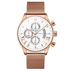 2020 Business Watches Luxury Men's Top Stainless Steel Male Quartz Watch Man Wristwatch Military Sport Clock Gift Reloj Hombre@5
