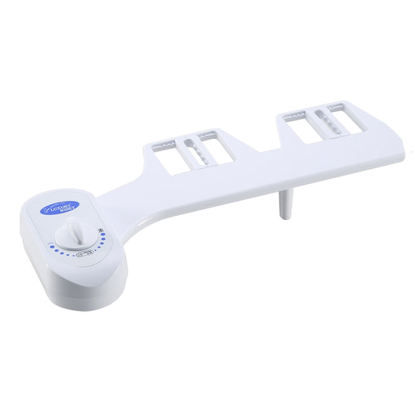 Anpro Non-Electric Toilet Seat Water Sprinkler Bathroom Mechanical Bidet Fresh Water Nozzle Single Sprinkler Toilet Washing Gun (White)