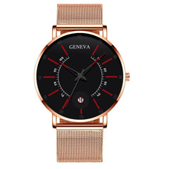 Ultra Thin Fashion Watch Mens Minimalist Watches Luxury Stainless Steel Men's Watches Analog Quartz Watch Relogio Masculino