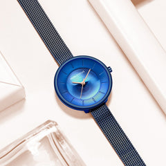 MINIFOCUS Women Watches Gold Top Brand Luxury Watches Women Fashion Watch 2019 Ladies Waterproof Stainless Steel Mesh Watch Band