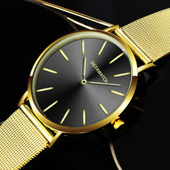 Luxury Men Watch Full Steel Quartz ROSE GOLD Wrist Watches Men's Watch Retro Relojes Hombre Watch Fashion Clock Relohio Watches