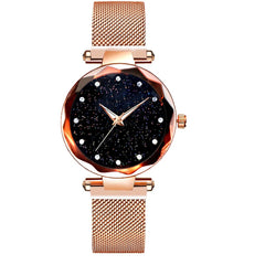 2019 NEW Woman Watch Luxury Women Magnetic Starry Sky Female Clock Quartz Wristwatch Fashion Ladies Wrist Watch Relogio Feminino