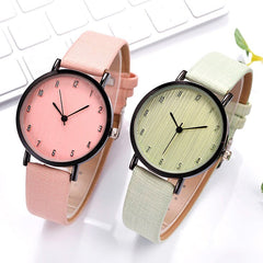 Woman Watches Retro Dial Ladies Analog Quartz Wristwatches Small Exquisite Solid Color Gift Clock Top Brand Relogio Feminino@50