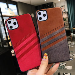 Vintage PU Leather Phone Case For iPhone 11 Slim Wallet Card Back Cover For iPhone 11 Pro MAX X XR XS MAX 8 7 6 6S Plus Cover