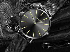 Luxury Men Watch Full Steel Quartz ROSE GOLD Wrist Watches Men's Watch Retro Relojes Hombre Watch Fashion Clock Relohio Watches