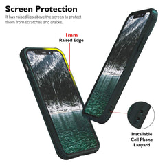 Case for iPhone 11 Pro Max XR Xs 7 8 6 6s Plus Matte Transparent Crystal PC Back Cover with Rubber TPU Bumper Shockproof Case