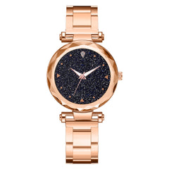 Hot Trend Women Watches Starry Sky Dial Business Alloy Strap  Ladies Quartz Wristwatch Cassic Gift Clock Zegarki Damskie@50
