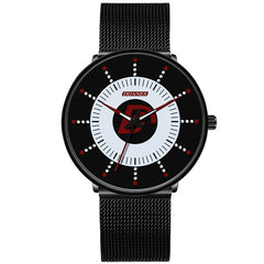 2020 Minimalist Men's Fashion Ultra Thin Watches Simple Men Business Stainless Steel Mesh Belt Quartz Watch Relogio Masculino
