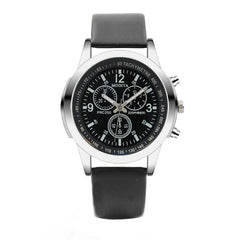 Women Watches Female Quartz Women Watches Fashion Clock Ladies Watch Vintage Watch Three Small Dials Business Leather Strap *M