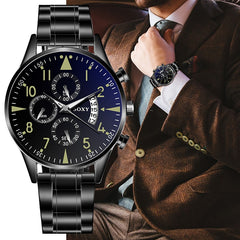 Classic Steel Watch relogio masculino Quartz Wristwatch Luminous SOXY Men's Watches Classic Calendar Mens Business saati hours