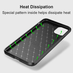 Luxury Case for iPhone 11 Silicone Phone Case for iPhone 11 Pro Max 2019 Carbon Fiber Protective Cover for iPhone XR X XS Max