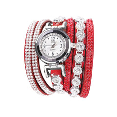 2020 Womans Wrist Watch Clock New Fashion Chimes Diamond Leather Bracelet Lady Luxury Simple Women Watches Relogio Feminino @50