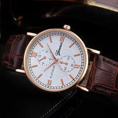 High Quality Men Watches Fashion Retro Design Leather Band Watch Analog Quartz Wrist New Watch Gift Clock Relogio Masculino@50
