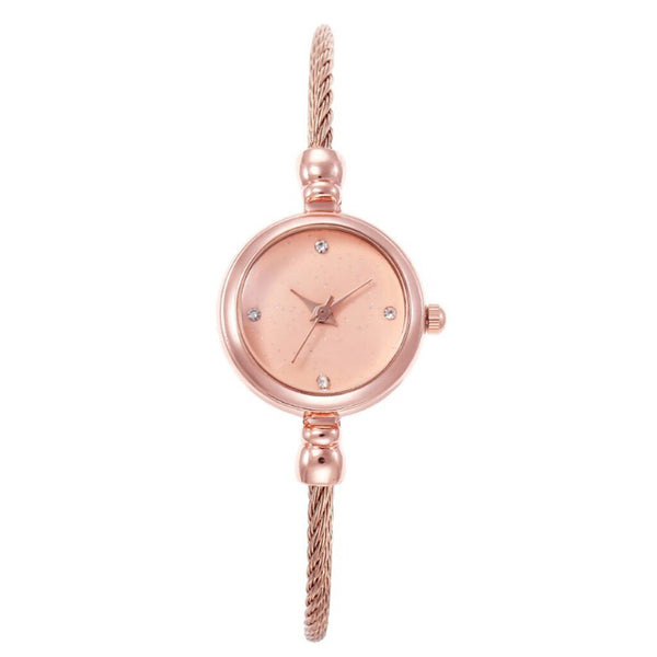 Women's Watch Rose Gold Wrist Watch Women New Fashion Minimalist Women's Bracelet Clock Watches Montre Femme Quartz Watch Womens
