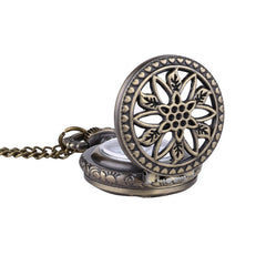 Vintage Pocket Watch Necklace Pattern Quartz Pocket Watches Gifts  Men WomenDouble Eagle Spreading Wing Pocket Watch@50