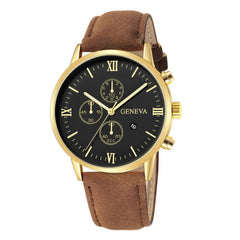 Fashion Mens Watches Top Brand Business Sport Quartz Wrist Watch Luxury Leather Belt Clock Simple Wristwatch Relogio Masculino@5