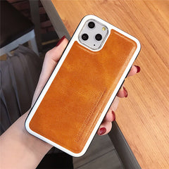 TIKITAKA Vintage Leather Case For iPhone 11 11Pro Max XR X XS Max 8 7 Plus 6 6s Plus Ultra-thin Soft PU Anti Shock Back Cover