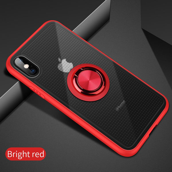 Ring Armor Case For Apple iPhone 11 Pro Max XR Xs Max 8 7 6 6s Plus X Transparent Magnetic Anti Shock Impact Case For iPhone 11