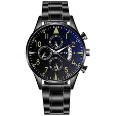 Classic Steel Watch relogio masculino Quartz Wristwatch Luminous SOXY Men's Watches Classic Calendar Mens Business saati hours