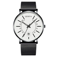 Ultra Thin Fashion Watch Mens Minimalist Watches Luxury Stainless Steel Men's Watches Analog Quartz Watch Relogio Masculino