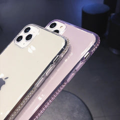 Fashion Transparent Flash drilling diamond Phone Case For iPhone 11 11Pro 11Pro Max X XR XS Max 8 7 6 6S Plus Clear Back Cover