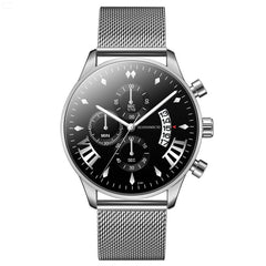 2020 Business Watches Luxury Men's Top Stainless Steel Male Quartz Watch Man Wristwatch Military Sport Clock Gift Reloj Hombre@5