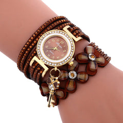 2020 Women Watches Bracelet Ladies Watch With Rhinestones Clock Womens Vintage Fashion Dress Wristwatch Gift Relogio Feminino*M