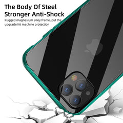 Privacy Tempered Glass Magnetic Case for iPhone 11 XS MAX XR X Anti-peeping Magnet Metal Bumper Cover for iPhone 8 7 6 6S Plus