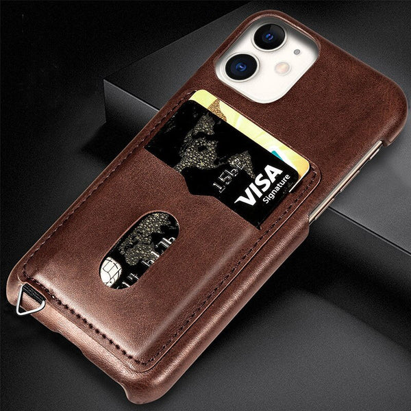 Slim PU Leather Case For iPhone 11Pro Max XR XS Max X 8 7 6 6S Plus card holder Wallet Hybrid Shockproof Full Protect back Cover