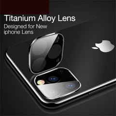 Camera Lens Full Cover Protective Metal Ring + Tempered Glass For iPhone 11 Pro XS Max XR X Back Camera Lens Protector Case