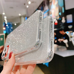 Camera Protection Phone Case For iPhone 11 Pro Max XR XS Max X XS 8 7 6 6S Plus Shining Glitter Soft Edge Shockproof Back Cover