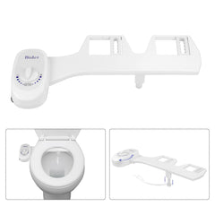 Non-Electric Bidet Attachment Toilet Bidet Seat Self-Cleaning Nozzle-Fresh Water Bidet Sprayer Mechanical Washing