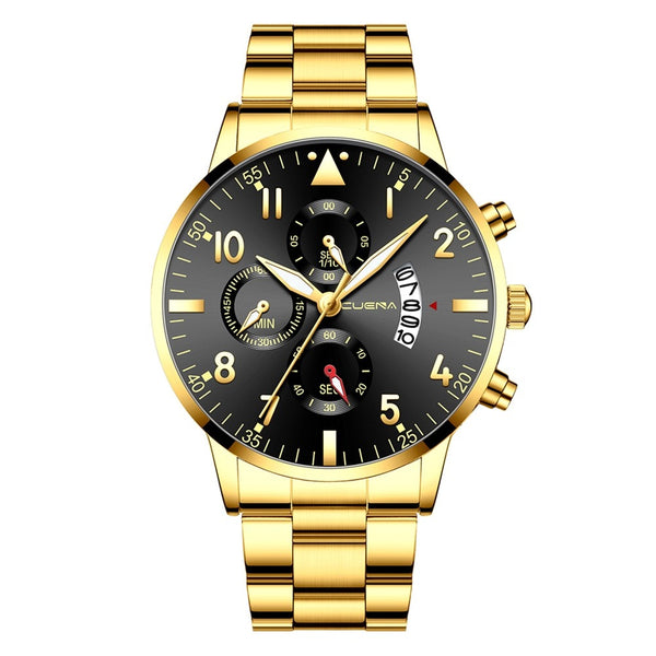 NEW Men's Watch Simple Busine Design Alloy Band Analog Quartz Wristwatch Rose Gold Men Watches Male Clock Hot Relogio Masculino