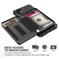 Wallet Flip Case for iPhone 11 11 Pro Max X XR XS Max 7 8 Plus Cases PU Leather Buckle Cover for Samsung Galaxy Note 10 10 Pro