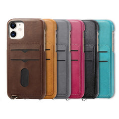 Slim PU Leather Case For iPhone 11Pro Max XR XS Max X 8 7 6 6S Plus card holder Wallet Hybrid Shockproof Full Protect back Cover