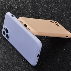TIKITAKA Candy Color Phone Case For iPhone 11 11Pro Max Liquid Silicone Solid Plain For iPhone 11 Case Soft TPU Back Cover Shell