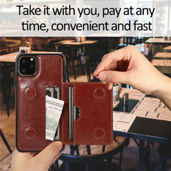 Leather Flip Wallet Magnetic Case For iPhone 11 Pro MAX XR X XS MAX 8 Plus 6 6S Plus 7 Plus Phone Case Multi Card Holders Cover