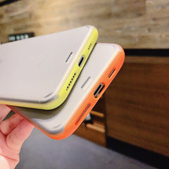 Anti-knock Armor Case For iPhone 11 Pro Max X XS Max XR Matte Transparent Case Back Cover For iPhone 7 8 Plus Silicone Cases