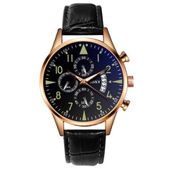 Men's Watches Classic Casual Luminous With Calendar Luxury Leather Watch Male Quartz Wristwatch relogio masculino saati hours